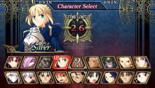 Fate/unlimited codes